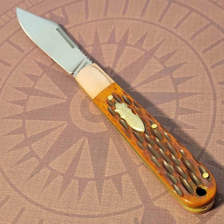 Couteau Kershaw Culpepper Manche Os Jig Bone Lame Clip Point Acier D2 KS4383BJB - Livraison Gratuite