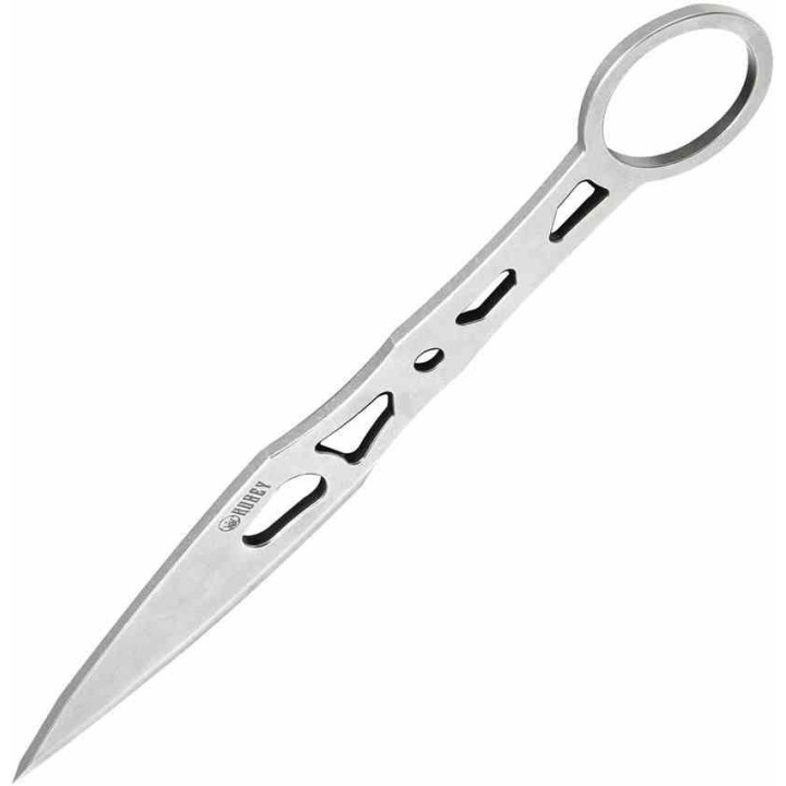 Couteau Kubey Kunai Lame Arrow Acier 14C28N Manche Acier Etui Kydex KUB401 - Livraison Gratuite