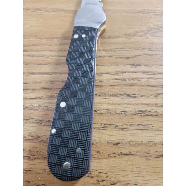 Couteau Rough Rider  Bearhead Copperhead Lame Acier 440 Manche Pakkawood Lockback Boite Collector RR2564 - Livraison Gratuite