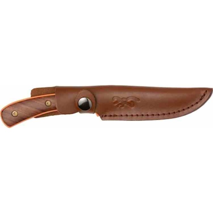 Couteau Browning Union Bluff Lame Trailing Point Acier D2 Manche Cocobolo Etui Cuir SHOT Show 2024 BR0532B -  Livraison Gratuite