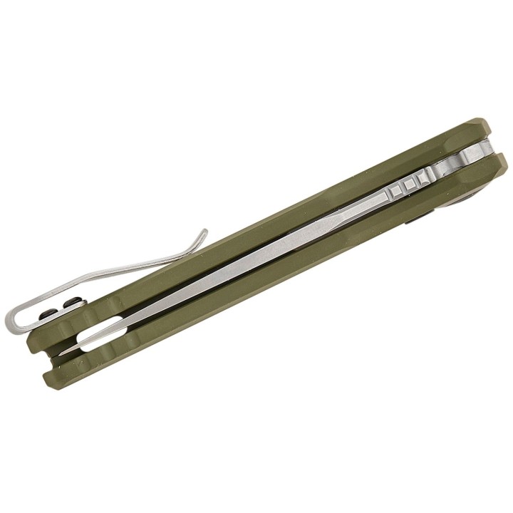 Couteau Automatique Kershaw Launch 18 Green Lame Acier CPM 154 Manche Alu Bouton Lock Clip USA KS7551OL - Livraison Gratuite