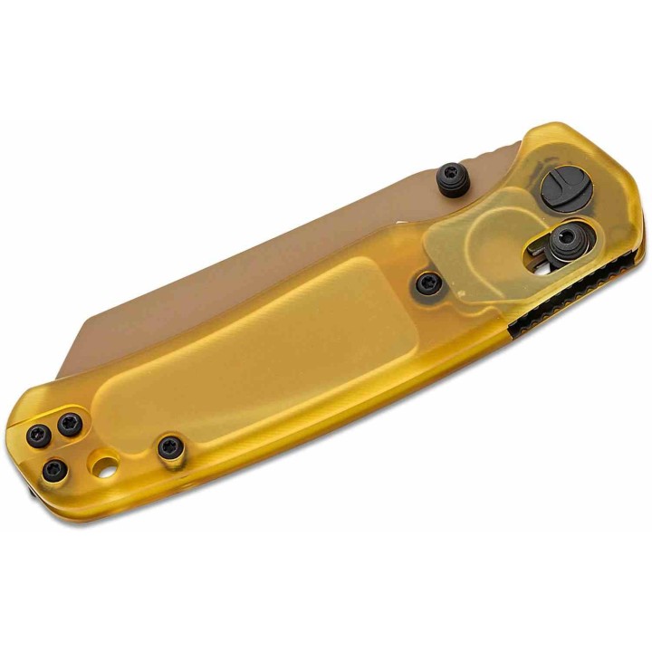 Couteau Bestechman Cicada's Wing Ultem Lame Reverse Tanto Acier 10Cr15CoMoV B-Lock BTKMK06D Clip - Livraison Gratuite