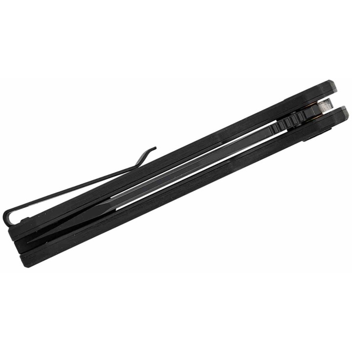 Couteau Bestechman Guardian Black Lame Wharncliffe Acier D2 Manche G10 Bouton Lock Clip BTKMK11E - Livraison Gratuite