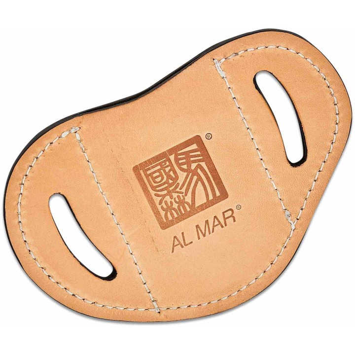 Couteau pliant Al Mar B-21 Rexroat Lame Acier D2 Manche G10 Noir Liner Lock Étui Cuir AMK4133 - Livraison Gratuite