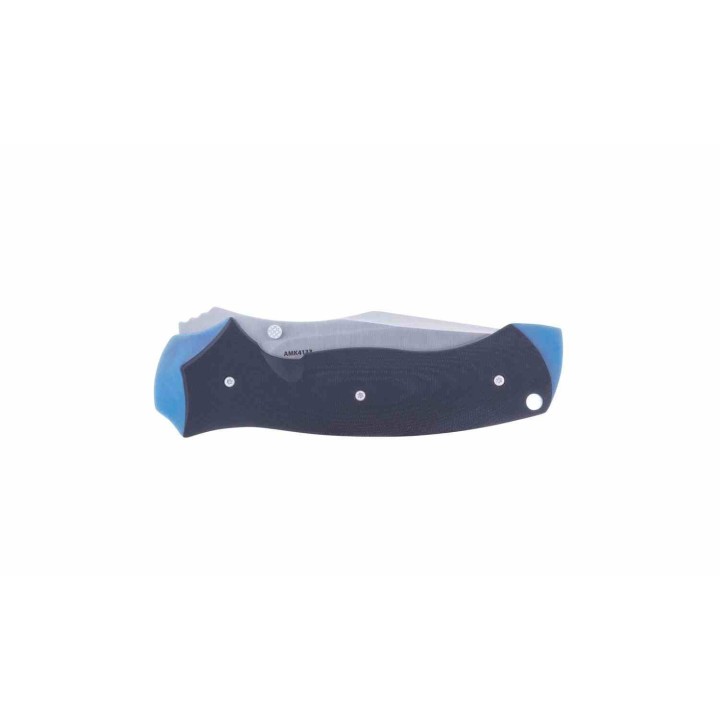 Couteau pliant Al Mar B-21 Rexroat Lame Acier D2 Manche G10 Noir Liner Lock Étui Cuir AMK4133 - Livraison Gratuite
