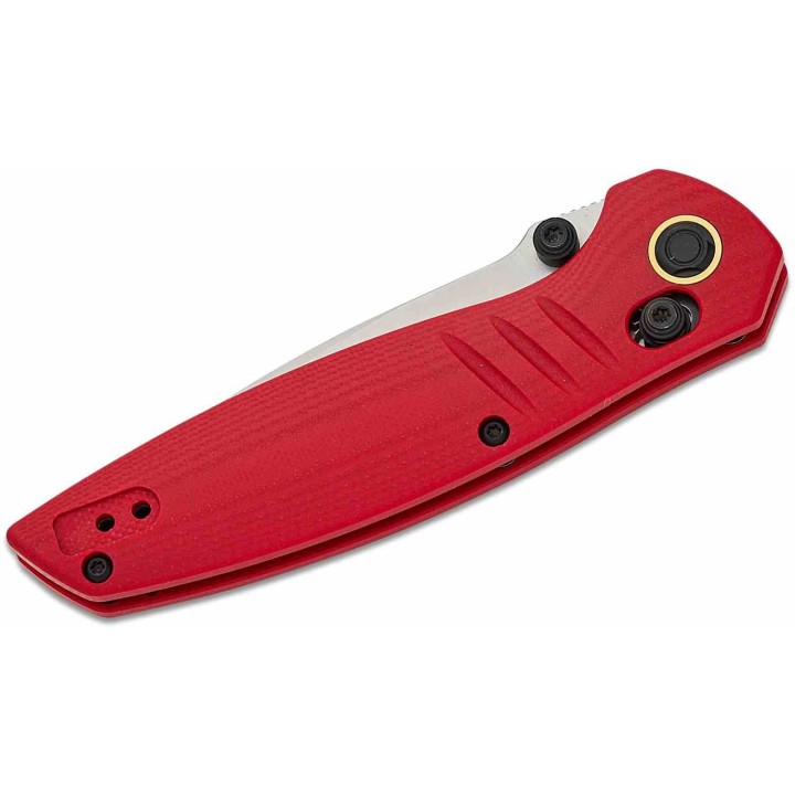 Couteau Vosteed Corsair Red Lame Acier Nitro-V Manche G10 Crossbar Lock Clip VOSA0805 - Livraison Gratuite