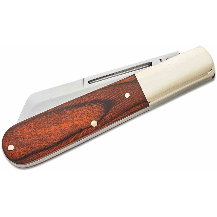 Couteau Bear & Son 2180R Barlow Lame Sheepsfoot Acier Carbone Manche Palissandre SlipJoint Made USA BC2180R - Livraison Gratuite