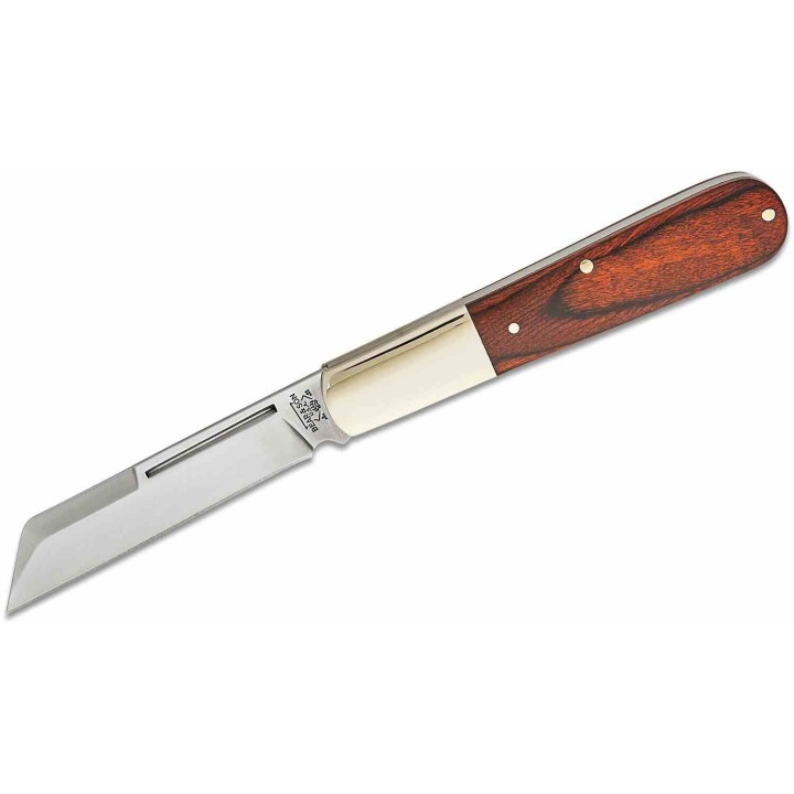 Couteau Bear & Son 2180R Barlow Lame Sheepsfoot Acier Carbone Manche Palissandre SlipJoint Made USA BC2180R - Livraison Gratuite