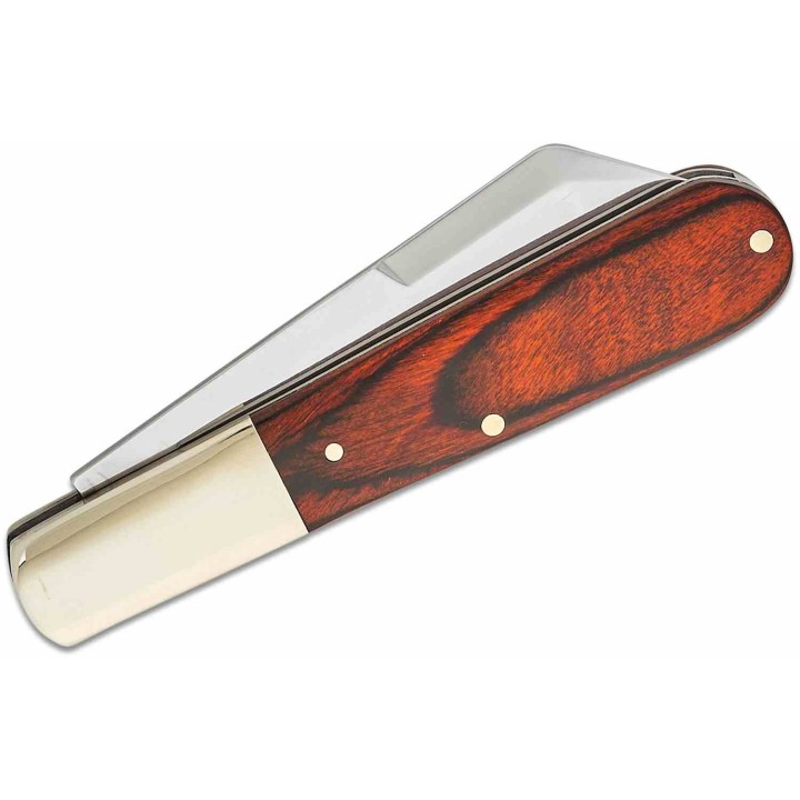Couteau Bear & Son 2180R Barlow Lame Sheepsfoot Acier Carbone Manche Palissandre SlipJoint Made USA BC2180R - Livraison Gratuite