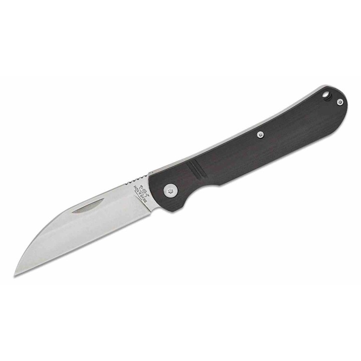 Couteau Bear & Son 484GB Black Lame Wharncliffe Acier D2 Manche G10 Noir Slipjoint USA BC484GB - Livraison Gratuite