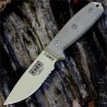 Couteau ESEE Model 3 Acier Carbone 1095 Tan Blade Manche Micarta Made USA NO SHEATH ES3SKODT - Livraison Gratuite