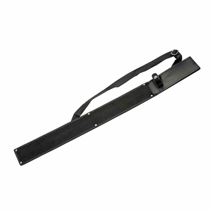 Katana Épée de Combat Tactique Lame Tanto Acier Inoxydable Manche Cuir Etui Nylon PA926969 - Livraison Gratuite