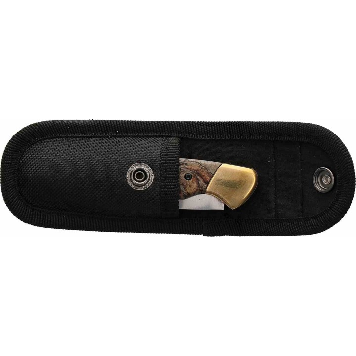 Couteau Utica Original II Lame Acier 8Cr13MoV Manche Alu Camo Lockback Étui Nylon UTK911416CP - Livraison Gratuite