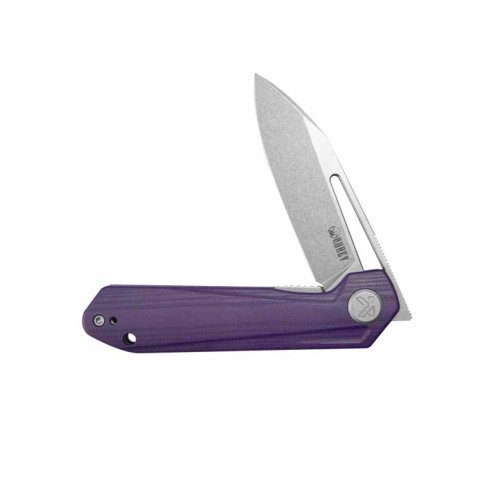 Couteau Kubey Royal Purple Manche G10 Lame Acier D2 IKBS Linerlock Clip KUB321U - Livraison Gratuite