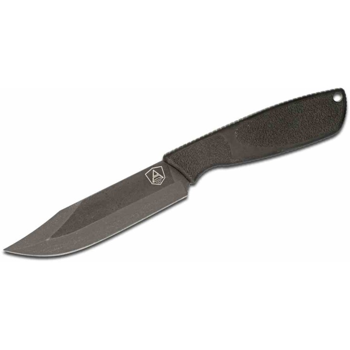 Couteau de Survie Ontario Spec Plus Alpha Lame Acier Carbone 1075 Manche Caoutchouc Étui Nylon USA ON9710 - Livraison Gratuite