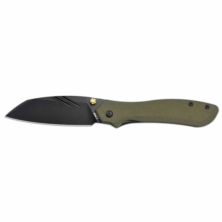 Couteau Pliant CJRB Fugly Green Lame Acier AR-RPM9 Manche G10 Linerlock Clip IKBS J1957GN - Livraison Gratuite