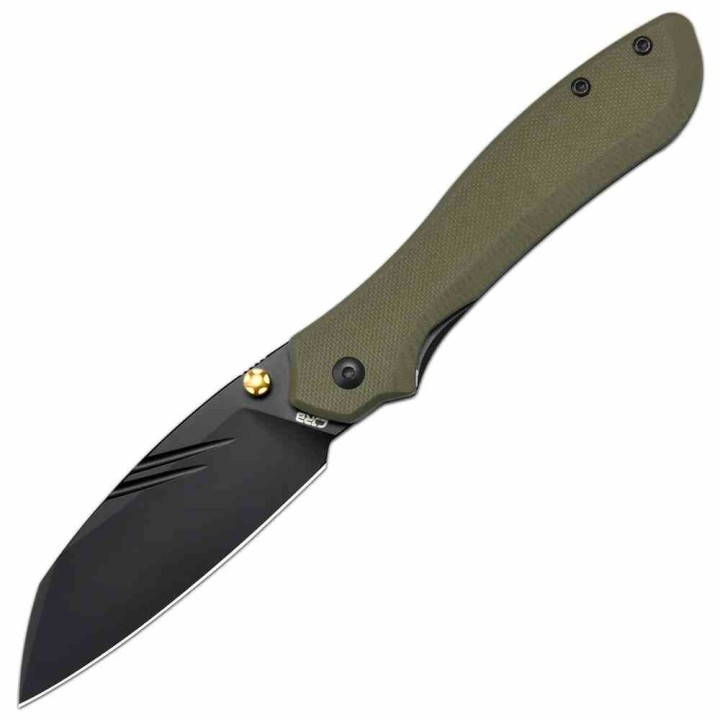 Couteau Pliant CJRB Fugly Green Lame Acier AR-RPM9 Manche G10 Linerlock Clip IKBS J1957GN - Livraison Gratuite