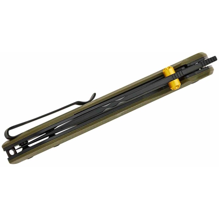 Couteau Pliant CJRB Fugly Green Lame Acier AR-RPM9 Manche G10 Linerlock Clip IKBS J1957GN - Livraison Gratuite