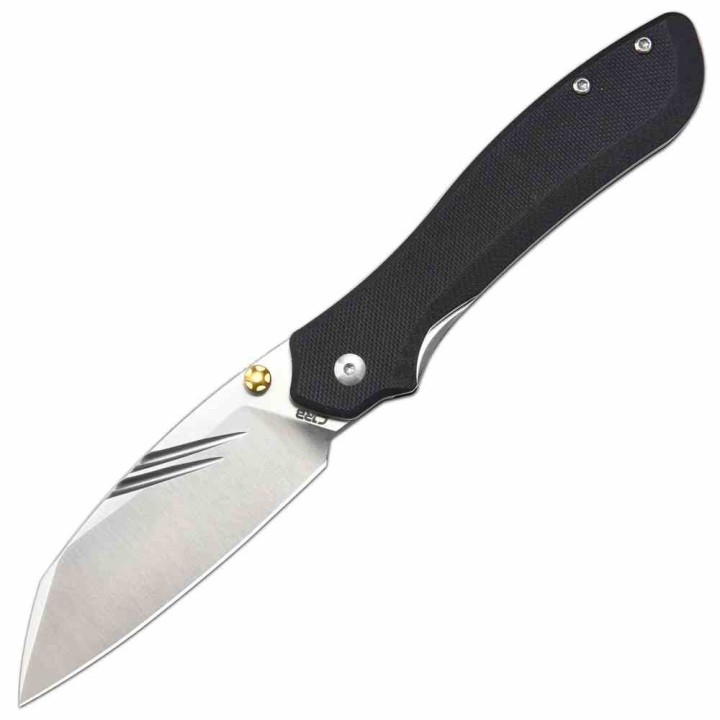 Couteau Pliant CJRB Fugly Black Lame Acier AR-RPM9 Manche G10 Linerlock Clip IKBS J1957BK - Livraison Gratuite
