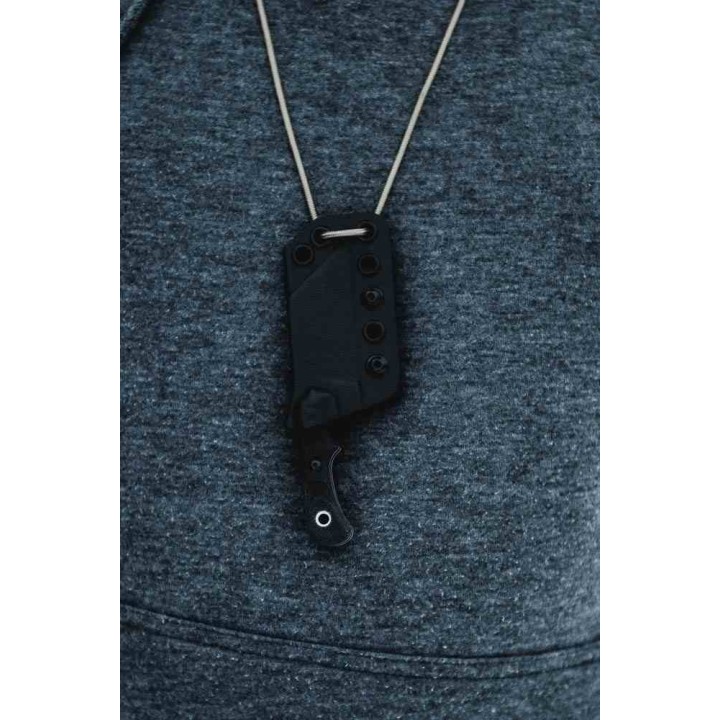 Couteau TOPS Ivie Lame Acier Carbone 1095 Manche Micarta Etui Kydex Made USA TPIV01 - Livraison Gratuite