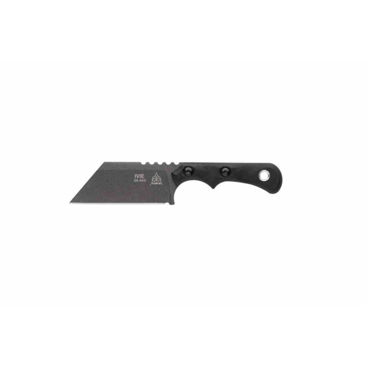 Couteau TOPS Ivie Lame Acier Carbone 1095 Manche Micarta Etui Kydex Made USA TPIV01 - Livraison Gratuite