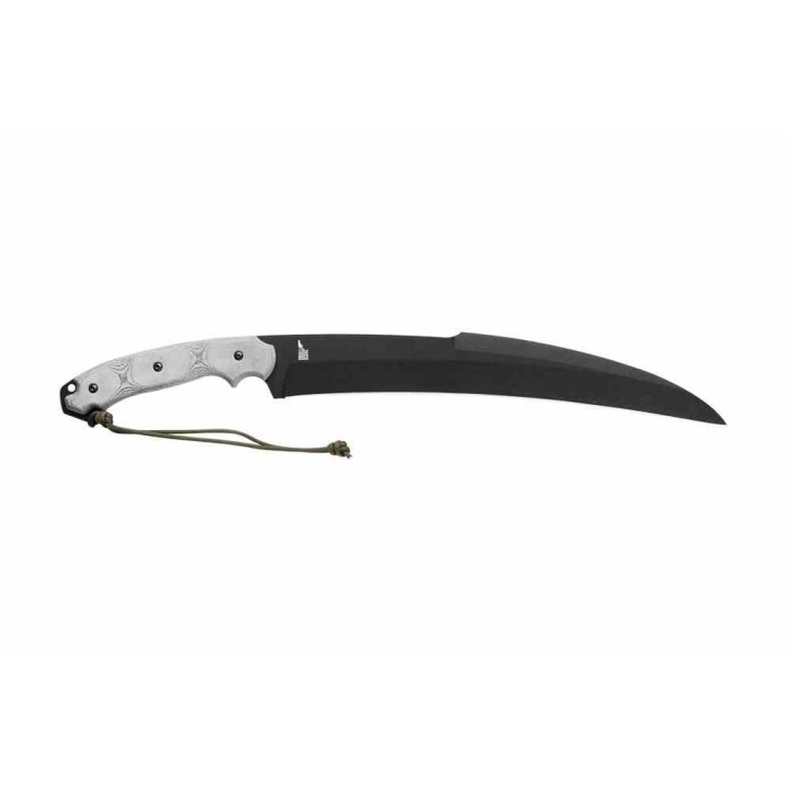Couteau TOPS X16 Ginunting Lame Hawkbill Acier 1095 Manche Micarta Noir Etui Kydex Made USA TPX16G01 - Livraison Gratuite