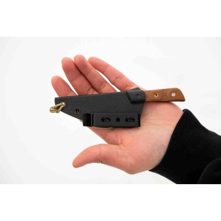 Couteau TOPS Frog Market Special Mini Lame Acier 1095 Manche Micarta Etui Kydex USA TPFMSM01 - Livraison Gratuite