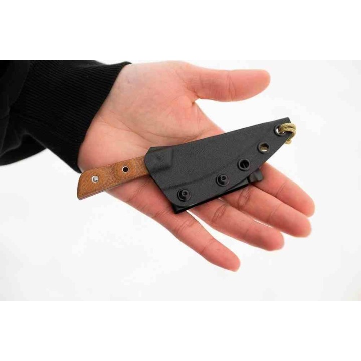 Couteau TOPS Frog Market Special Mini Lame Acier 1095 Manche Micarta Etui Kydex USA TPFMSM01 - Livraison Gratuite