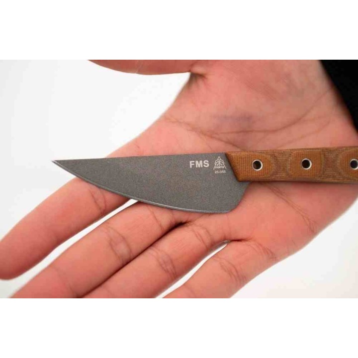 Couteau TOPS Frog Market Special Mini Lame Acier 1095 Manche Micarta Etui Kydex USA TPFMSM01 - Livraison Gratuite