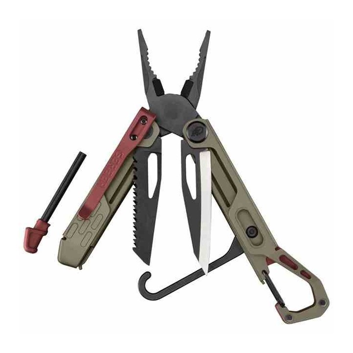 Pince Multi-Fonctions Gerber Stakeout Spark Lame Acier Inox Manche Acier Cyt Brown G1070225 - Livraison Gratuite