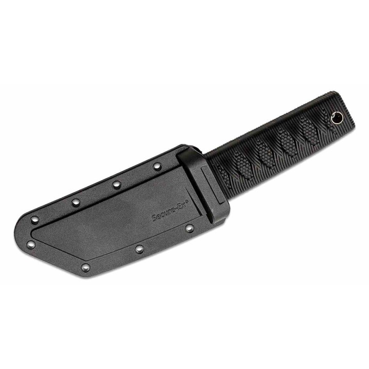 Couteau Fixe Cold Steel Kyoto Tanto Lame Acier 8Cr13MoV Manche Kray-Ex Étui Secure-Ex CS17DABKBK - Livraison Gratuite