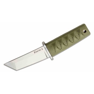 Couteau Fixe Cold Steel Kyoto OD Tanto Lame Acier 8Cr13MoV Manche Kray-Ex Étui Secure-Ex CS17DAODSW - Livraison Gratuite