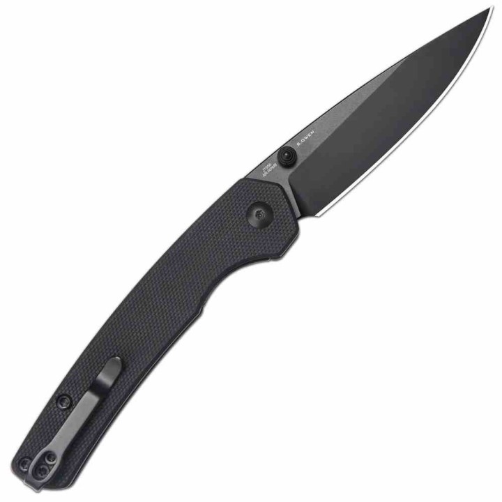 Couteau CJRB Kain Black Lame Acier AR-RPM9 Manche G10 Linerlock IKBS J1956BBK - Livraison Gratuite