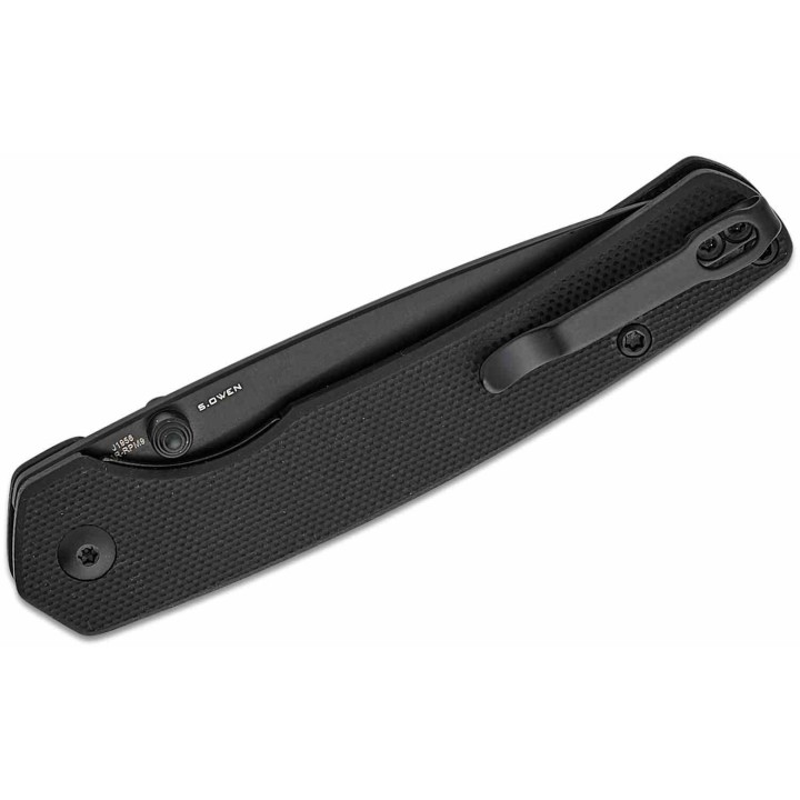 Couteau CJRB Kain Black Lame Acier AR-RPM9 Manche G10 Linerlock IKBS J1956BBK - Livraison Gratuite