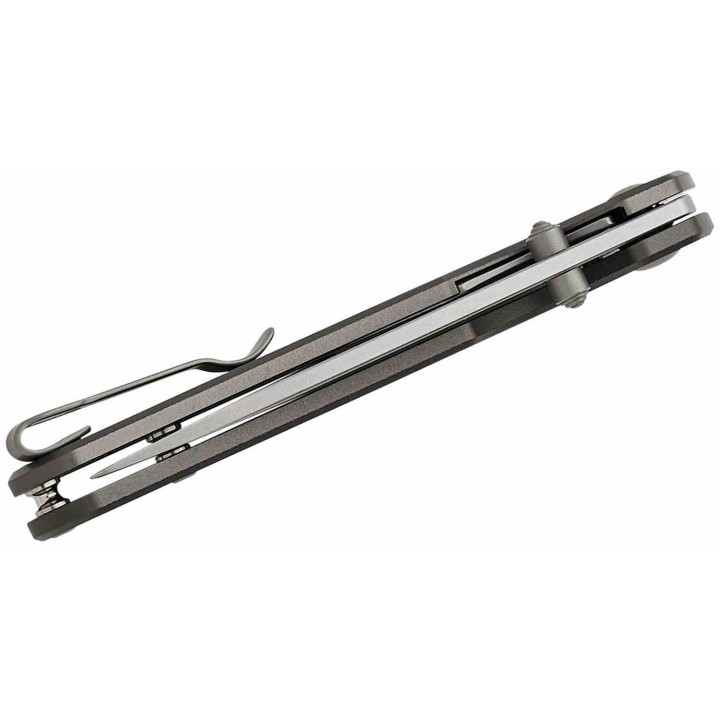 Couteau CJRB Kain Gray Lame Acier AR-RPM9 Manche Alum Linerlock IKBS J1956GYA - Livraison Gratuite