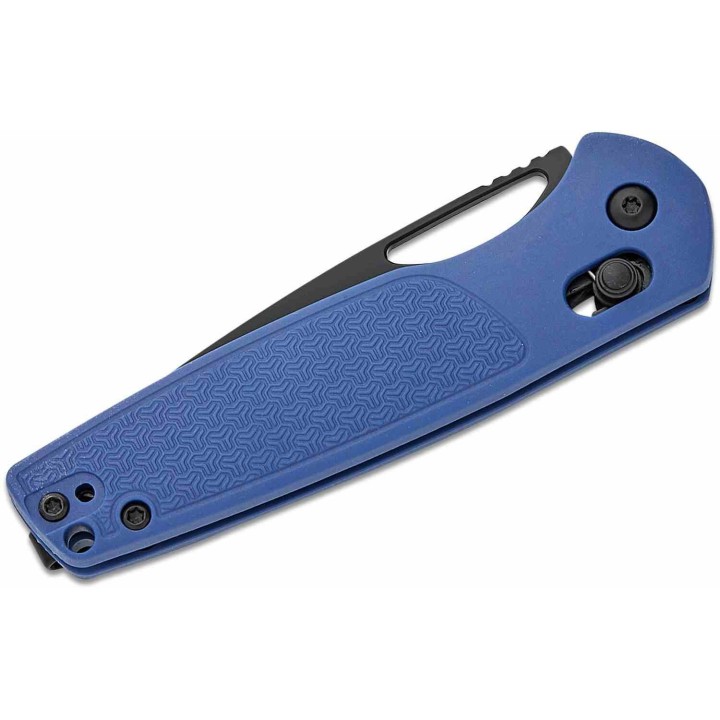 Couteau CJRB Acacia Blue Lame Acier AR-RPM9 Black Manche FRN Crossbar Lock IKBS Clip J1952BBU - Livraison Gratuite