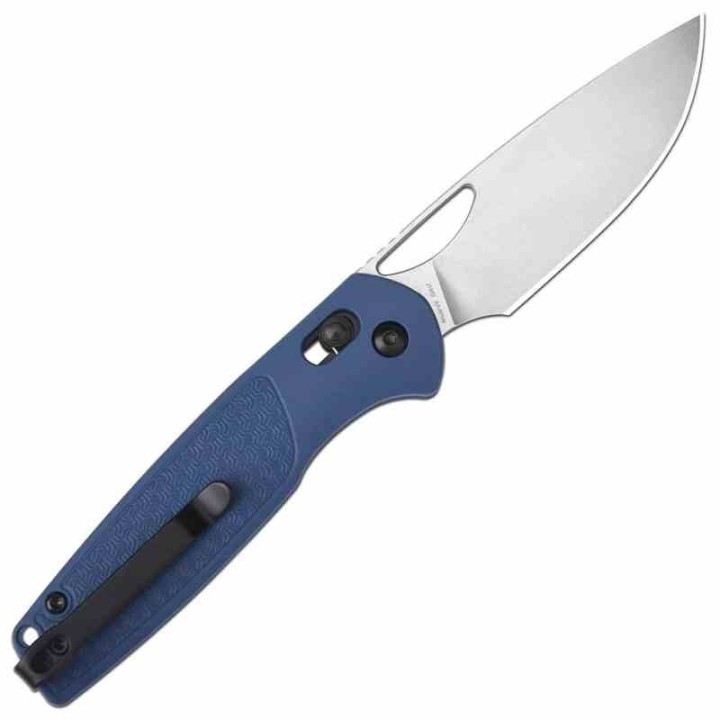 Couteau CJRB Acacia Blue Lame Acier AR-RPM9 Stonewash Manche FRN Crossbar Lock IKBS Clip J1952BU - Livraison Gratuite