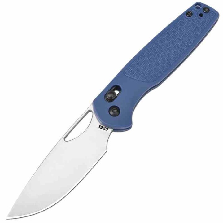 Couteau CJRB Acacia Blue Lame Acier AR-RPM9 Stonewash Manche FRN Crossbar Lock IKBS Clip J1952BU - Livraison Gratuite