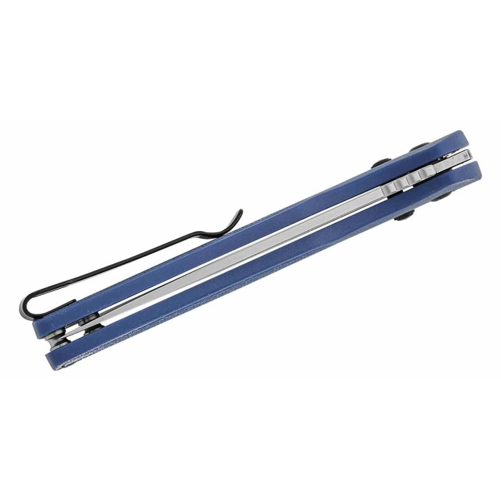 Couteau CJRB Acacia Blue Lame Acier AR-RPM9 Stonewash Manche FRN Crossbar Lock IKBS Clip J1952BU - Livraison Gratuite