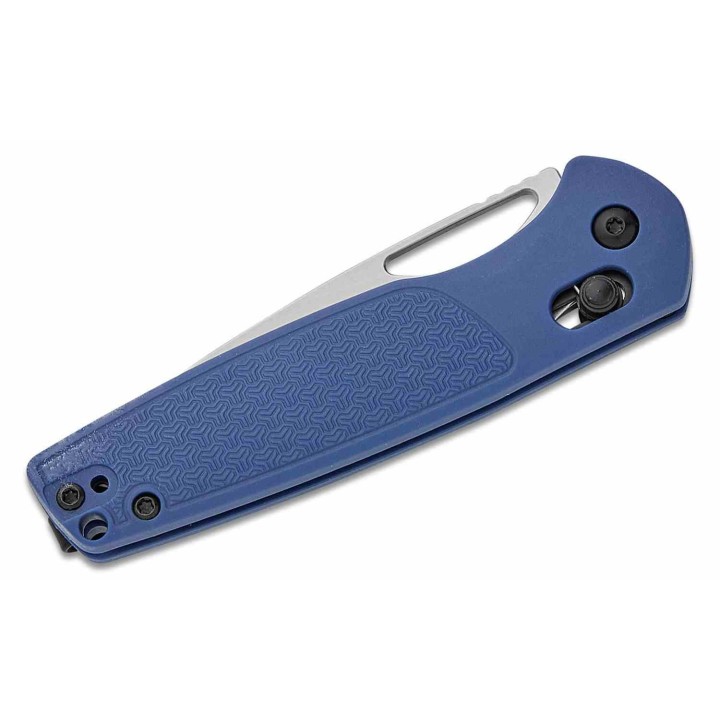 Couteau CJRB Acacia Blue Lame Acier AR-RPM9 Stonewash Manche FRN Crossbar Lock IKBS Clip J1952BU - Livraison Gratuite