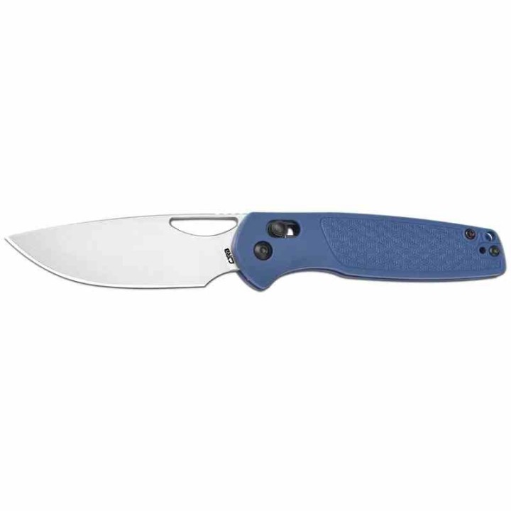 Couteau CJRB Acacia Blue Lame Acier AR-RPM9 Stonewash Manche FRN Crossbar Lock IKBS Clip J1952BU - Livraison Gratuite