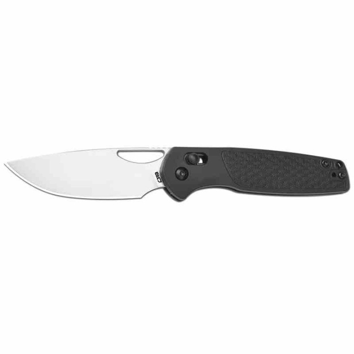 Couteau CJRB Acacia Black Lame Acier AR-RPM9 Stonewash Manche FRN Crossbar Lock IKBS Clip J1952BK - Livraison Gratuite