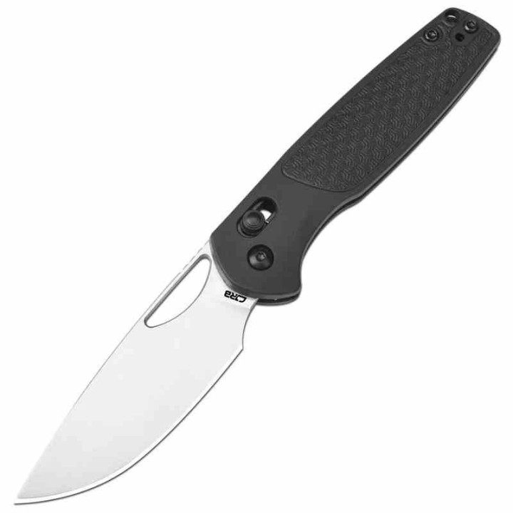 Couteau CJRB Acacia Black Lame Acier AR-RPM9 Stonewash Manche FRN Crossbar Lock IKBS Clip J1952BK - Livraison Gratuite