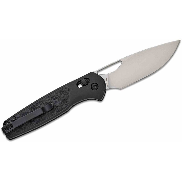 Couteau CJRB Acacia Black Lame Acier AR-RPM9 Stonewash Manche FRN Crossbar Lock IKBS Clip J1952BK - Livraison Gratuite