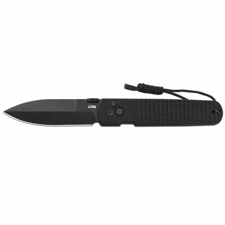 Couteau CJRB Locust Black Lame AR-RPM9 Black Spear Point Manche G10 Button Lock IKBS Clip J1951BBK - Livraison Gratuite