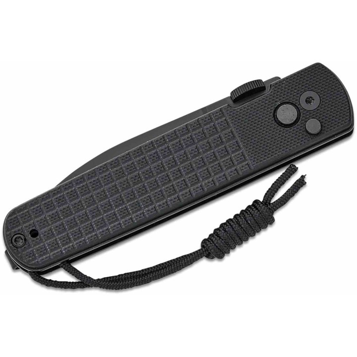 Couteau CJRB Locust Black Lame AR-RPM9 Black Spear Point Manche G10 Button Lock IKBS Clip J1951BBK - Livraison Gratuite