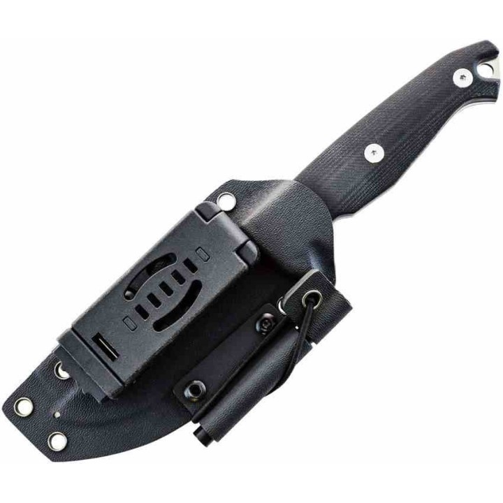 Couteau de Survie APOC Wallace Large Puukko Lame Acier D2 Manche Micarta Etui Kydex Allume-Feu DRK40050 - Livraison Gratuite