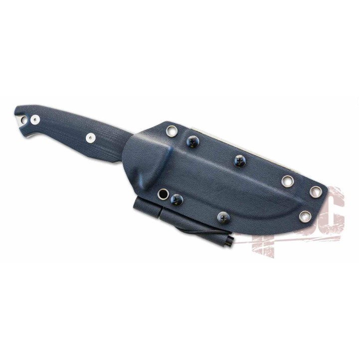 Couteau de Survie APOC Wallace Large Puukko Lame Acier D2 Manche Micarta Etui Kydex Allume-Feu DRK40050 - Livraison Gratuite