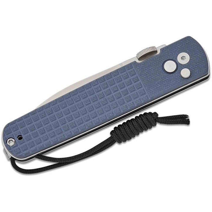 Couteau Pliant CJRB Locust Blue Button Lock Lame Spear Point AR-RPM9 G10 Bleu J1951BU - Livraison Gratuite