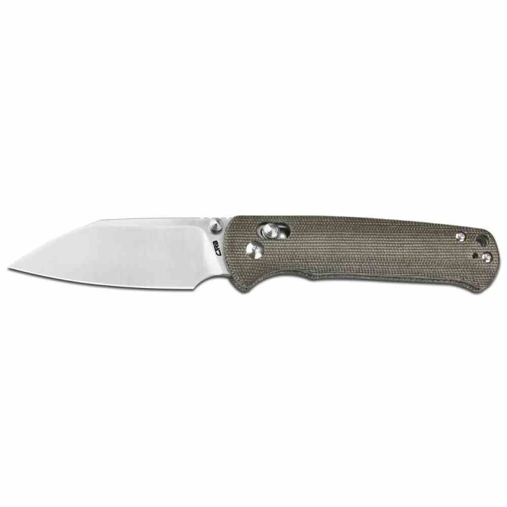 Couteau CJRB Hectare-Alt OD Green Lame Acier AR-SFII Manche Micarta Crossbar Lock Clip J1935AKODG - Livraison Gratuite